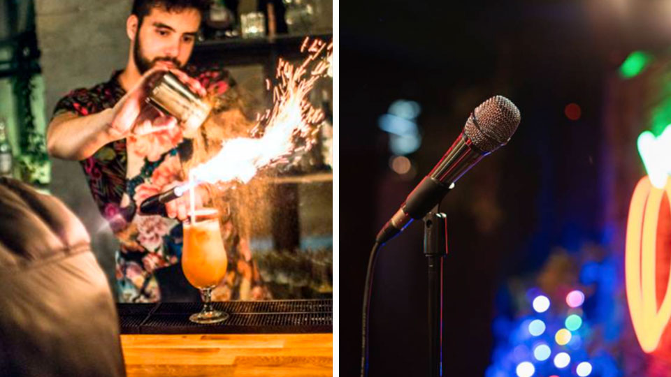 Nyd cocktails og få rørt lattermusklerne med cocktails & comedy hos Citizen i København.