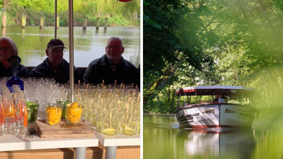 Tag med på 1,5 times gin & tonic cruise med Odense Aafart.